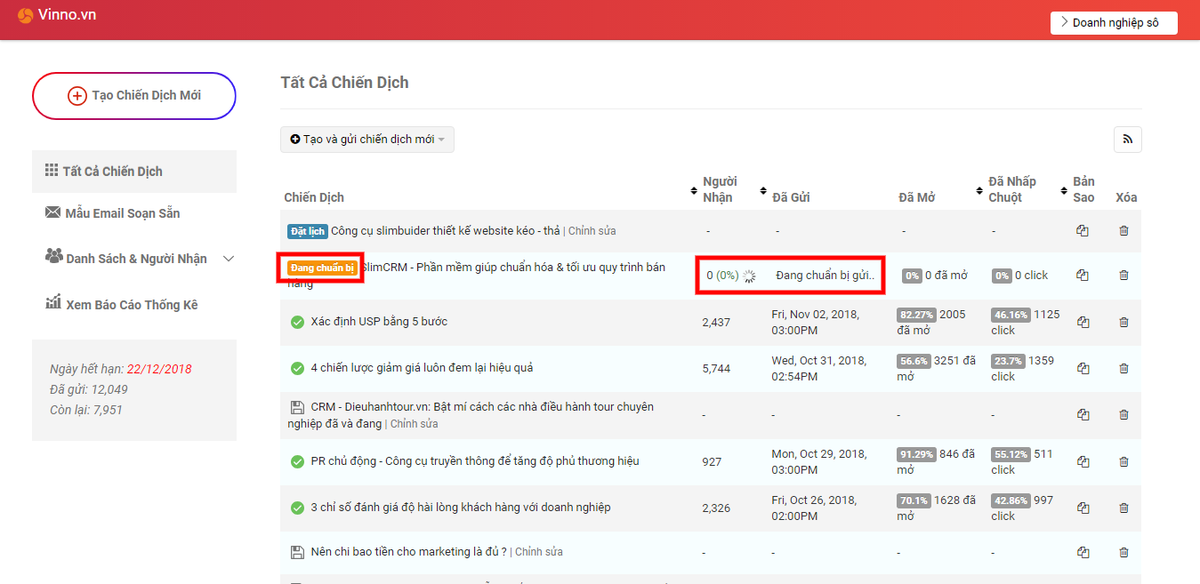 Đặt lịch gửi email SlimEmail